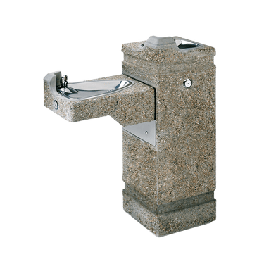 ADA Outdoor Concrete Pedestal Fountain